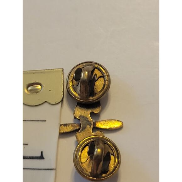 Vintate Estate Lapel Pin Gold Tone US Air Force Aviation Wing Air Corps Jewelry - Picture 6 of 6